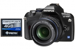 Olympus E450 + Card 4GB