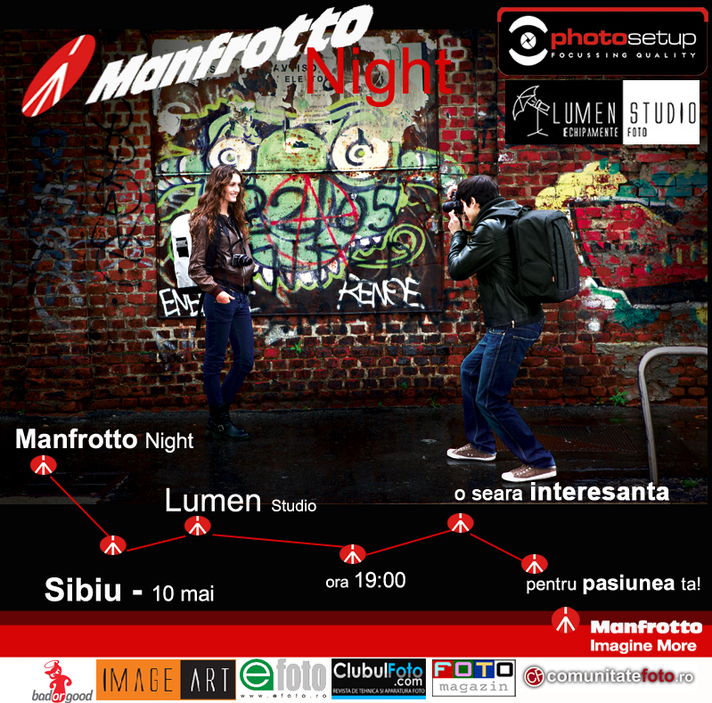 Manfrotto Night la Sibiu