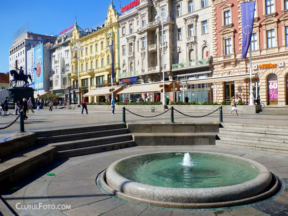 In centrul orasului Zagreb