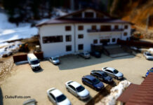 Imagine cu efect de miniatura, cu Sony A77