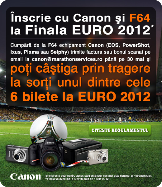 Merci cu Canon la finala Cupei Euro 2012