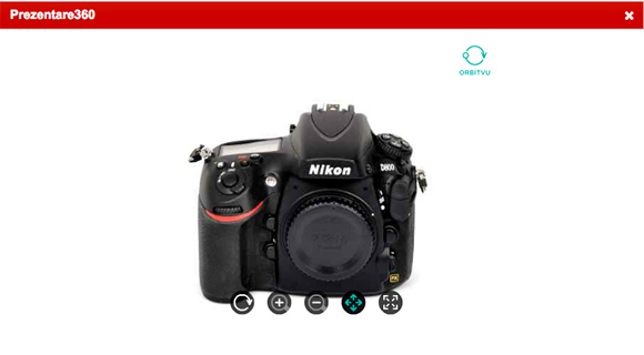 Nikon D800 in prezentarea virtuala 360