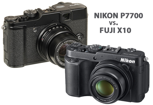 Nikon P7700 vs. Fuji X10