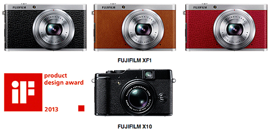 Fuji X10 si XF1 la IF Design Awards 2013