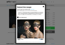 Utilizarea gratuita a fotografiilor Getty Images: generarea codului de embed