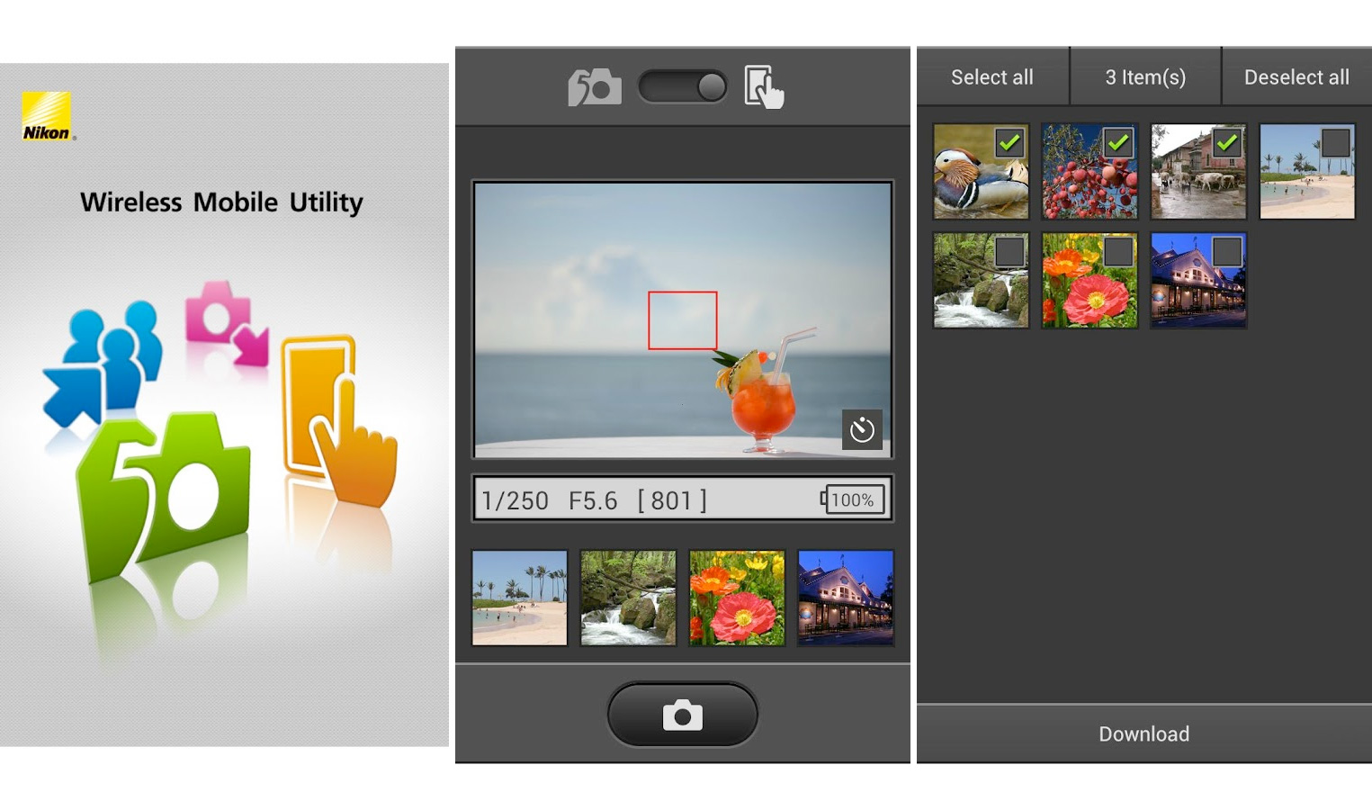 nikon wireless mobile utility app for l380