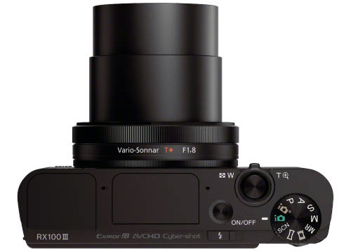 SOny RX100 M3 top