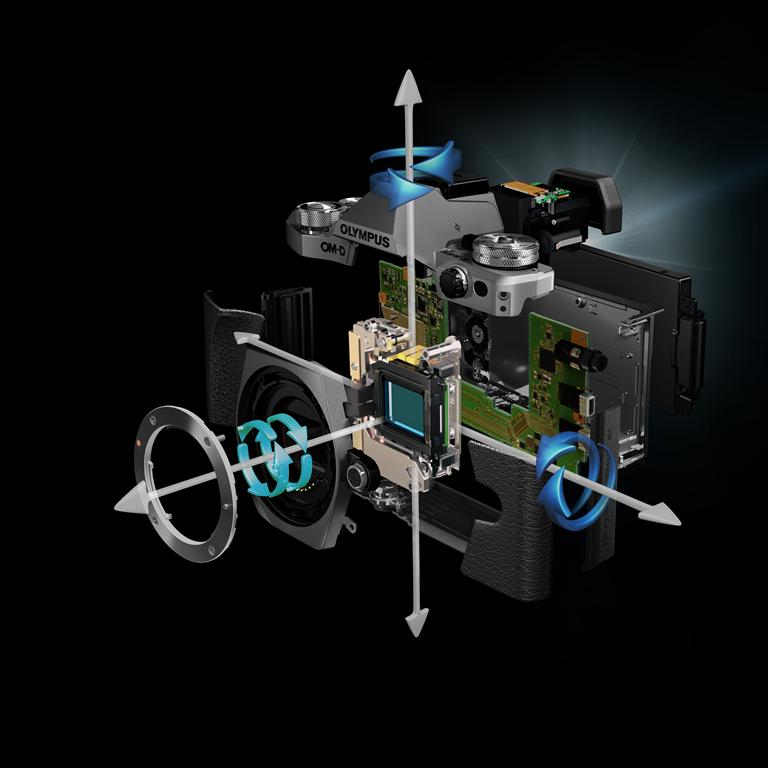 Sistemul sensor-shift si stabilizarea pe 5 axe