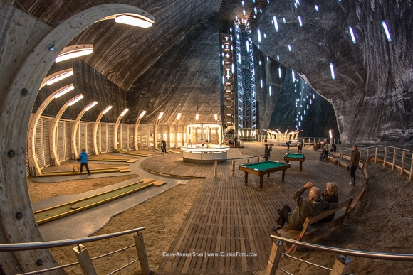 Salina Turda prin obiectivul Fisheye