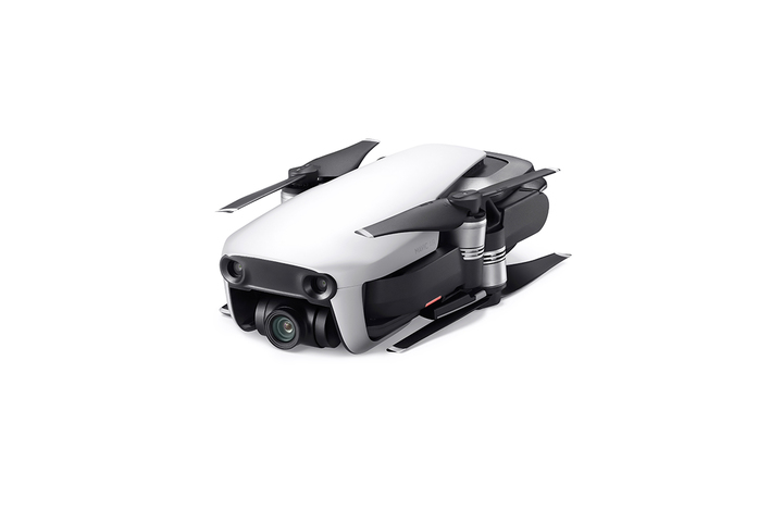 DJI Mavic Air cu bratele pliate (incape intr-un buzunar)